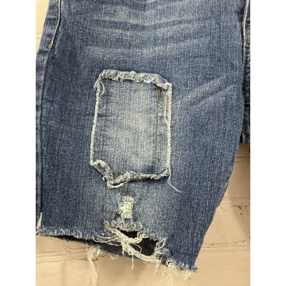 American Quality Denim DIY Cut Off Jean Shorts  Juniors Size 9 Medium Wash